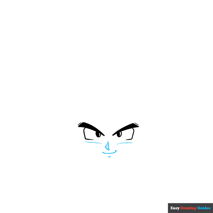Goku drawing for beginners