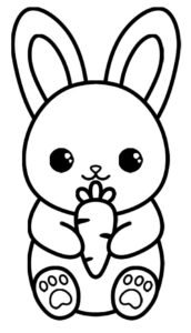 Cute bunny drawing step by step for beginners